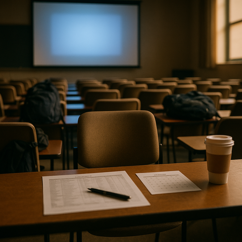 class sessions that lose students before the door opens