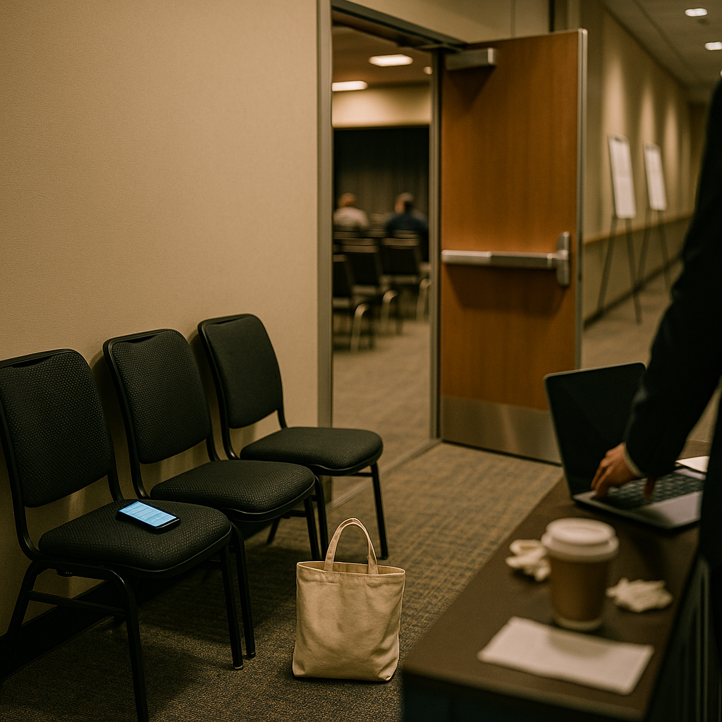 conference session attendance drops when the day goes long