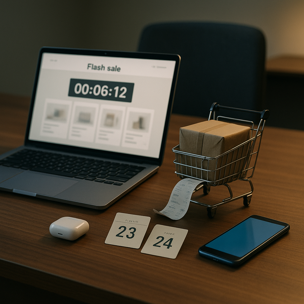 ecommerce flash sales that need a second tap