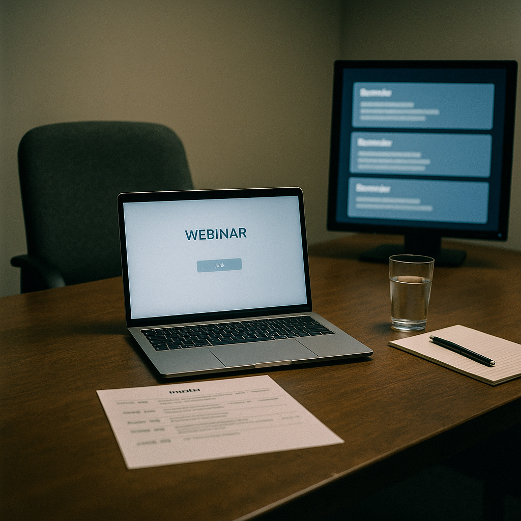 webinar registrations that stall at the hour mark