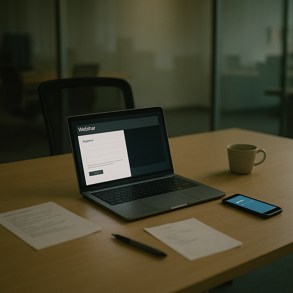 webinar roi breaks when registrations never become join rate